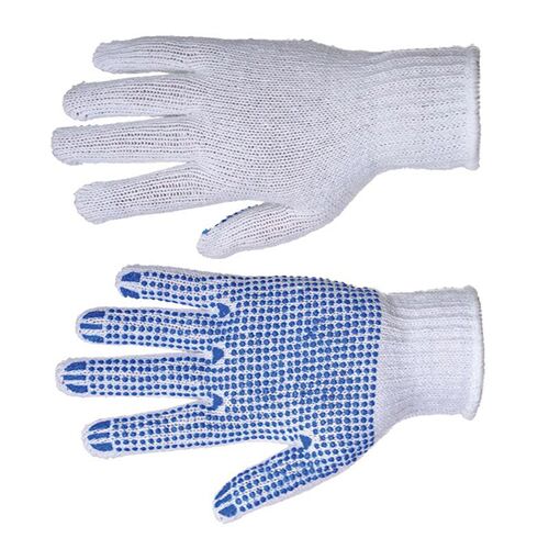 Megztos medvilninės pirštinės su taškeliais (12 porų) - Image 1