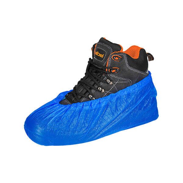 Vienkartiniai antbačiai CPE, žemi, mėlyni (100vnt) - Image 1