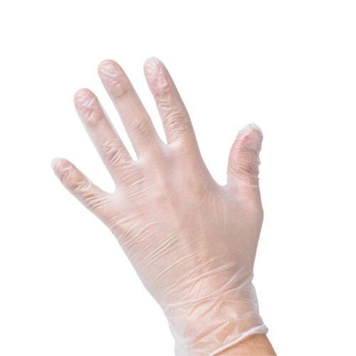 Zarys vinilinės vienkartinės pirštinės, skaidrios (100vnt) - Image 1